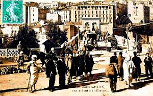 1715- Constantine - Sur le Pont d'El-Kantara